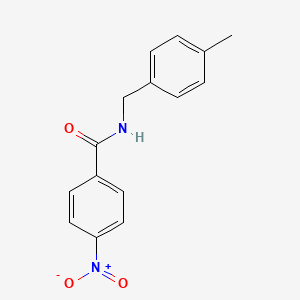 molecular formula C15H14N2O3 B5456891 N-(4-methylbenzyl)-4-nitrobenzamide 
