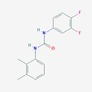 molecular formula C15H14F2N2O B5457245 1-(3,4-Difluorophenyl)-3-(2,3-dimethylphenyl)urea 