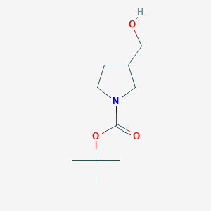 molecular formula C10H19NO3 B054581 Tert-butyl 3-(hydroxymethyl)pyrrolidine-1-carboxylate CAS No. 114214-69-6