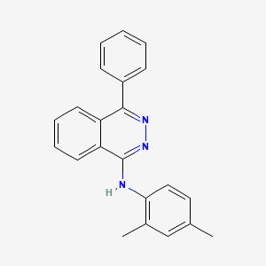 molecular formula C22H19N3 B5458181 N-(2,4-dimethylphenyl)-4-phenylphthalazin-1-amine 