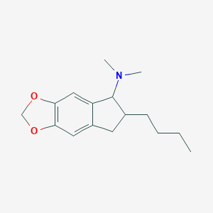 2-Butyl-3-(dimethylamino)-5,6-methylenedioxyindan
