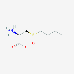 (2R)-2-azaniumyl-3-[(R)-butylsulfinyl]propanoate
