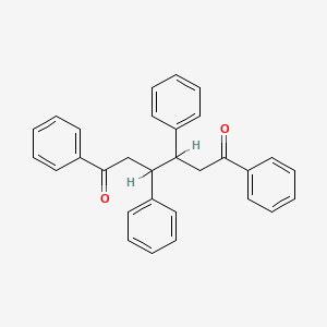 molecular formula C30H26O2 B5460338 1,3,4,6-Tetraphenylhexane-1,6-dione CAS No. 7028-45-7