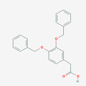 molecular formula C22H20O4 B054618 2-(3,4-Bis(benzyloxy)phenyl)acetic acid CAS No. 1699-61-2