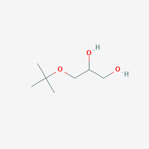 molecular formula C7H16O3 B054638 (+/-)-3-tert-Butoxy-1,2-propanediol CAS No. 74338-98-0