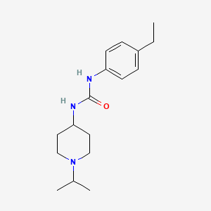 molecular formula C17H27N3O B5463948 N-(4-ETHYLPHENYL)-N'-(1-ISOPROPYL-4-PIPERIDYL)UREA 