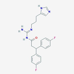 molecular formula C22H23F2N5O B546457 UR-PG55B 