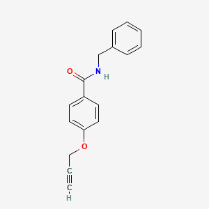molecular formula C17H15NO2 B5464586 N-benzyl-4-(2-propyn-1-yloxy)benzamide 
