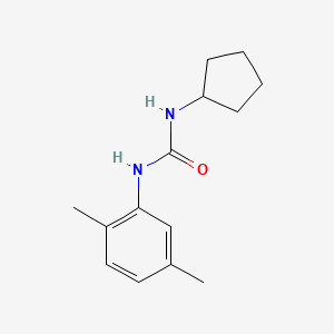 molecular formula C14H20N2O B5464671 1-Cyclopentyl-3-(2,5-dimethylphenyl)urea 