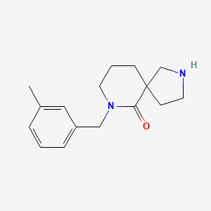 molecular formula C16H22N2O B5464812 7-(3-methylbenzyl)-2,7-diazaspiro[4.5]decan-6-one 
