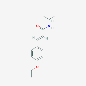 molecular formula C15H21NO2 B5464826 N-(sec-butyl)-3-(4-ethoxyphenyl)acrylamide 