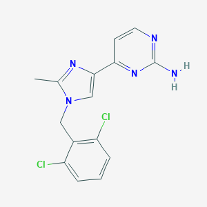 4-[1-(2,6-Dichlorobenzyl)-2-Methyl-1h-Imidazol-4-Yl]pyrimidin-2-Amine