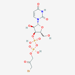 molecular formula C12H17BrN2O13P2 B054705 Uridine 5'-diphosphate bromoacetol CAS No. 125303-05-1