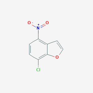 molecular formula C8H4ClNO3 B054706 7-Chloro-4-nitrobenzofuran CAS No. 115491-60-6
