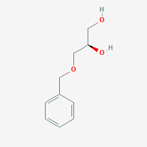 molecular formula C10H14O3 B054711 (R)-(+)-3-Benzyloxy-1,2-propanediol CAS No. 56552-80-8