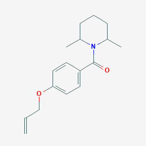 molecular formula C17H23NO2 B5471954 (2,6-Dimethylpiperidin-1-yl)-(4-prop-2-enoxyphenyl)methanone 