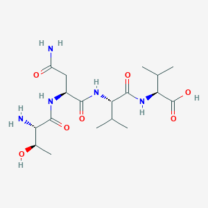 molecular formula C18H33N5O7 B054720 Eglin c (60-63) CAS No. 122299-14-3