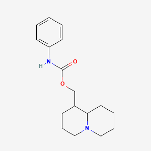 molecular formula C17H24N2O2 B5472000 octahydro-2H-quinolizin-1-ylmethyl phenylcarbamate 