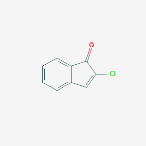 molecular formula C9H5ClO B054723 1H-Inden-1-one, chloro- CAS No. 119870-84-7