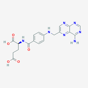 molecular formula C19H19N7O5 B054726 2-Desaminopterin CAS No. 118869-51-5