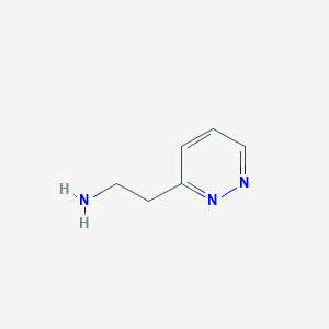 molecular formula C6H9N3 B054727 2-(Pyridazin-3-YL)ethan-1-amine CAS No. 114779-91-8