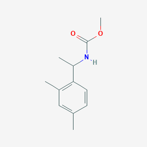 molecular formula C12H17NO2 B5473078 methyl [1-(2,4-dimethylphenyl)ethyl]carbamate 