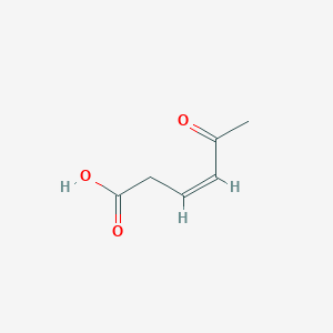 molecular formula C6H8O3 B054739 (Z)-5-Oxohex-3-enoic acid CAS No. 113219-94-6