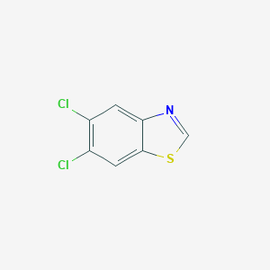 molecular formula C7H3Cl2NS B054744 5,6-Dichlorobenzo[d]thiazole CAS No. 118220-70-5