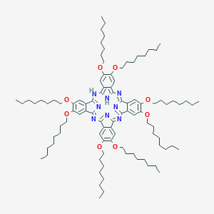 6,7,15,16,24,25,33,34-Octaoctoxy-2,11,20,29,37,38,39,40-octazanonacyclo[28.6.1.13,10.112,19.121,28.04,9.013,18.022,27.031,36]tetraconta-1,3(40),4,6,8,10,12(39),13,15,17,19,21,23,25,27,30(37),31,33,35-nonadecaene