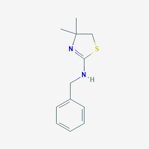 Benzyl-(4,4-dimethyl-4,5-dihydro-thiazol-2-yl)-amine