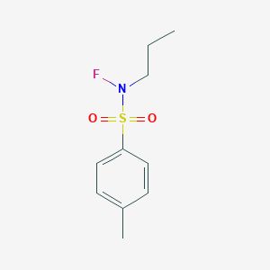 molecular formula C10H14FNO2S B054755 N-Fluoro-4-methyl-N-propylbenzene-1-sulfonamide CAS No. 113845-16-2