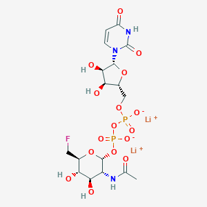 molecular formula C17H24FLi2N3O16P2 B054761 Udp-adfgu CAS No. 120701-60-2