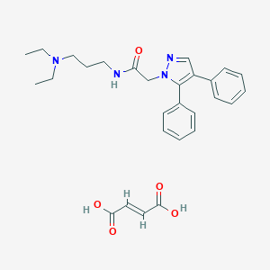 molecular formula C28H34N4O5 B054770 Ipazilide fumarate CAS No. 115436-74-3