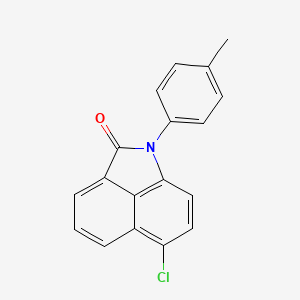 molecular formula C18H12ClNO B5477129 6-chloro-1-(4-methylphenyl)benzo[cd]indol-2(1H)-one 