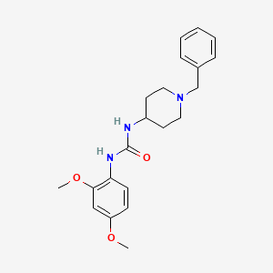 molecular formula C21H27N3O3 B5478542 N-(1-BENZYL-4-PIPERIDYL)-N'-(2,4-DIMETHOXYPHENYL)UREA 
