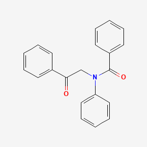 molecular formula C21H17NO2 B5478757 N-phenacyl-N-phenylbenzamide CAS No. 54901-99-4