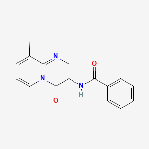 molecular formula C16H13N3O2 B5478772 N-(9-methyl-4-oxo-4H-pyrido[1,2-a]pyrimidin-3-yl)benzamide CAS No. 81000-04-6