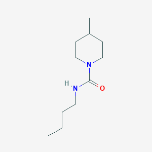 molecular formula C11H22N2O B5478885 N-butyl-4-methylpiperidine-1-carboxamide 