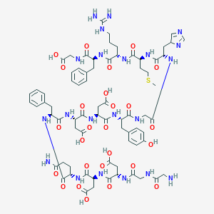 molecular formula C73H97N21O26S B054795 Drosulfakinin II CAS No. 117457-91-7