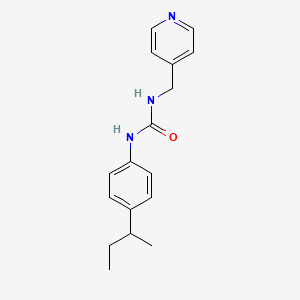 molecular formula C17H21N3O B5479755 N-[4-(SEC-BUTYL)PHENYL]-N'-(4-PYRIDYLMETHYL)UREA 