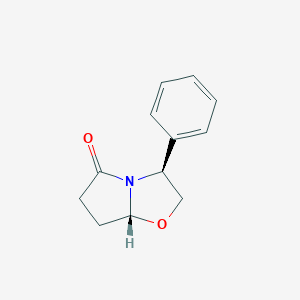 (3S,7aR)-3-phenyl-3,6,7,7a-tetrahydro-2H-pyrrolo[2,1-b][1,3]oxazol-5-one