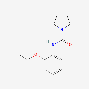 molecular formula C13H18N2O2 B5480551 N-(2-ethoxyphenyl)pyrrolidine-1-carboxamide 