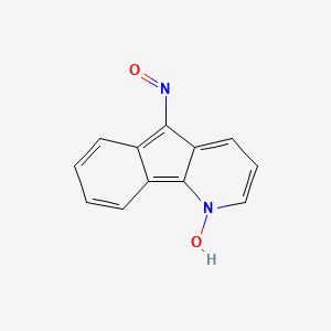 molecular formula C12H8N2O2 B5480701 1-Hydroxy-5-nitrosoindeno[1,2-b]pyridine 