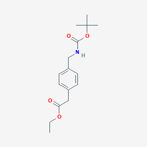 Tert-butyl 4-((ethoxycarbonyl)methyl)benzylcarbamate