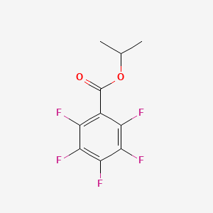 molecular formula C10H7F5O2 B5481429 isopropyl pentafluorobenzoate 