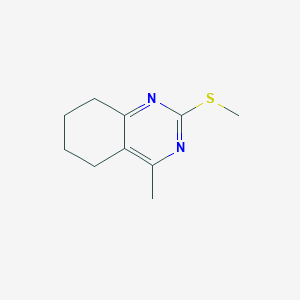 molecular formula C10H14N2S B5481446 4-Methyl-2-methylsulfanyl-5,6,7,8-tetrahydroquinazoline 