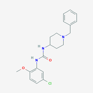 molecular formula C20H24ClN3O2 B5481459 N-(1-BENZYL-4-PIPERIDYL)-N'-(5-CHLORO-2-METHOXYPHENYL)UREA 