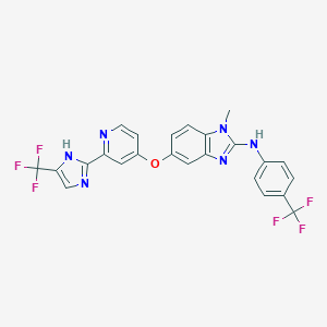 molecular formula C21H21FN6O B548160 Dovitinib CAS No. 405169-16-6