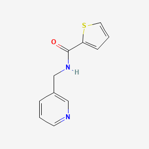 molecular formula C11H10N2OS B5482239 N-(pyridin-3-ylmethyl)thiophene-2-carboxamide 