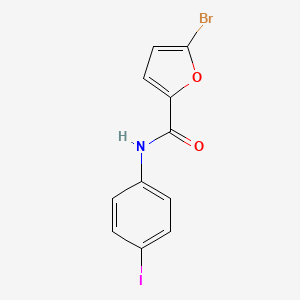 molecular formula C11H7BrINO2 B5482571 5-bromo-N-(4-iodophenyl)furan-2-carboxamide 